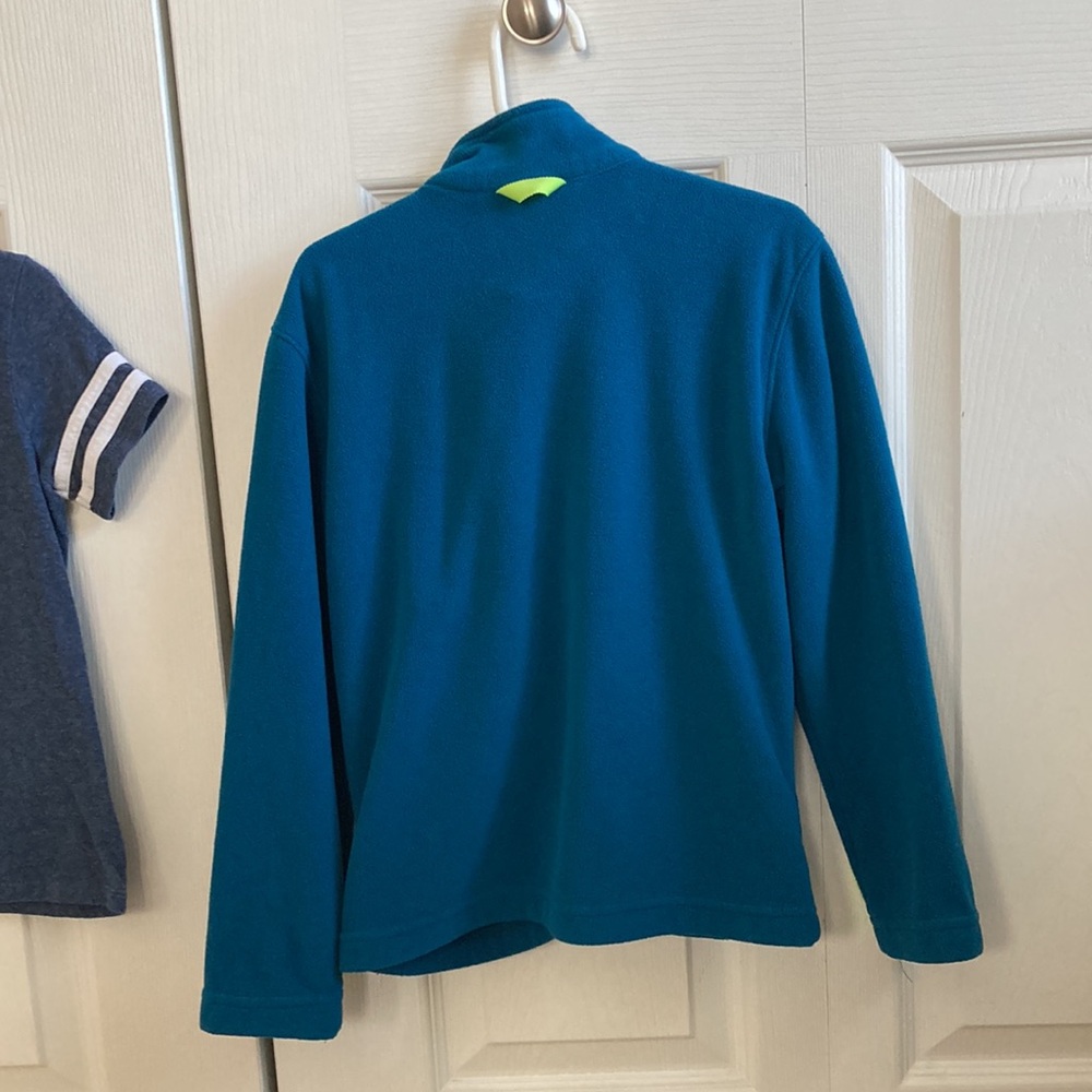 Under Armour Kids Jacket in Blue and Neon Green - Picture 3 of 3